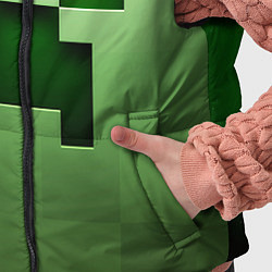 Детский жилет Creeper Face, цвет: 3D-светло-серый — фото 2