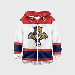 Ветровка с капюшоном детская Florida Panthers, цвет: 3D-белый