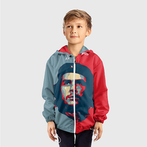 Детская ветровка Che Guevara / 3D-Белый – фото 3