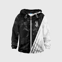 Ветровка с капюшоном детская FC Juventus: Abstract, цвет: 3D-белый