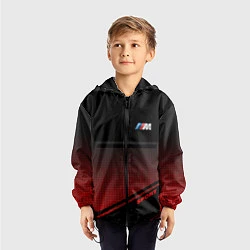 Ветровка с капюшоном детская BMW 2018 M Sport, цвет: 3D-черный — фото 2