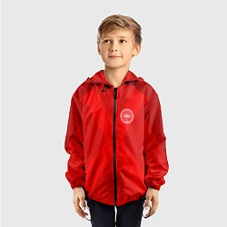 Ветровка с капюшоном детская Denmark Team WC 2018, цвет: 3D-черный — фото 2