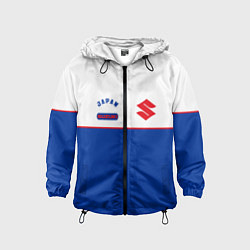 Ветровка с капюшоном детская Suzuki Style, цвет: 3D-черный