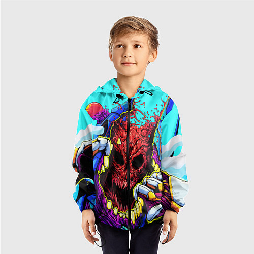 Детская ветровка CS:GO Hyper Beast / 3D-Черный – фото 3