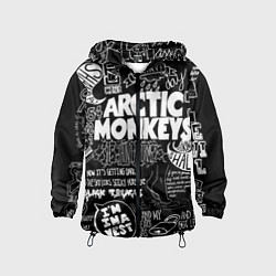 Ветровка с капюшоном детская Arctic Monkeys: I'm in a Vest, цвет: 3D-черный