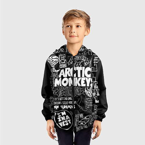 Детская ветровка Arctic Monkeys: I'm in a Vest / 3D-Черный – фото 3