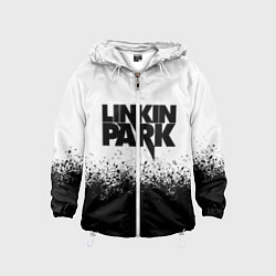 Ветровка с капюшоном детская LINKIN PARK, цвет: 3D-белый