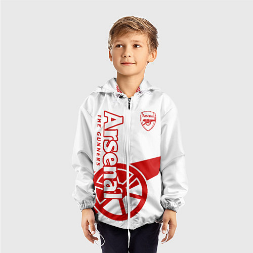 Детская ветровка Arsenal / 3D-Белый – фото 3