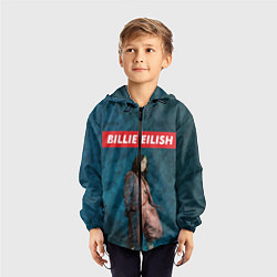 Ветровка с капюшоном детская BILLIE EILISH, цвет: 3D-черный — фото 2
