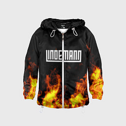Ветровка с капюшоном детская LINDEMANN: Flame, цвет: 3D-белый