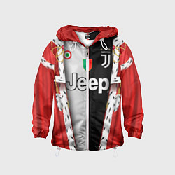 Ветровка с капюшоном детская King Juventus, цвет: 3D-белый