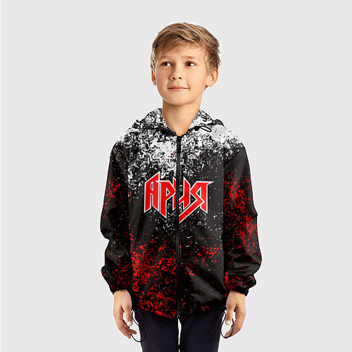 Детская ветровка АРИЯ / 3D-Черный – фото 3