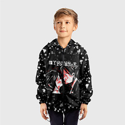 Ветровка с капюшоном детская My Chemical Romance, цвет: 3D-черный — фото 2