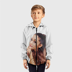 Ветровка с капюшоном детская Ariana Grande Ариана Гранде, цвет: 3D-черный — фото 2