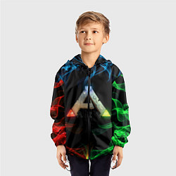 Ветровка с капюшоном детская Ark Survival Evolved, цвет: 3D-черный — фото 2
