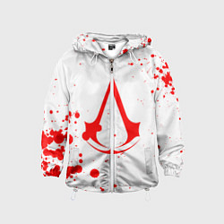 Ветровка с капюшоном детская Assassin’s Creed, цвет: 3D-белый