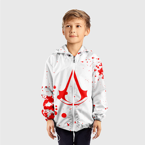 Детская ветровка Assassin’s Creed / 3D-Белый – фото 3