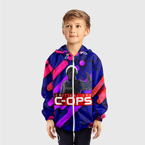 Детская ветровка C-OPS / 3D-Белый – фото 3