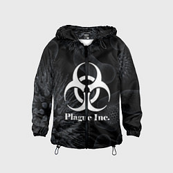 Ветровка с капюшоном детская PLAGUE INC, цвет: 3D-черный