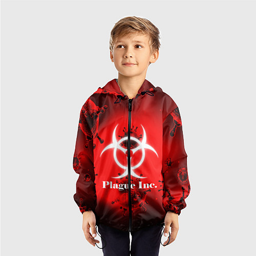 Детская ветровка PLAGUE INC / 3D-Черный – фото 3