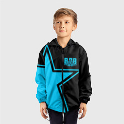 Ветровка с капюшоном детская ВДВ, цвет: 3D-черный — фото 2