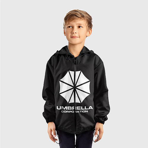 Детская ветровка Umbrella Corporation / 3D-Черный – фото 3