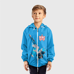 Ветровка с капюшоном детская ВВС России, цвет: 3D-белый — фото 2