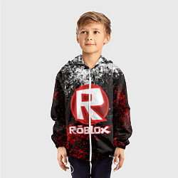 Ветровка с капюшоном детская ROBLOX, цвет: 3D-белый — фото 2