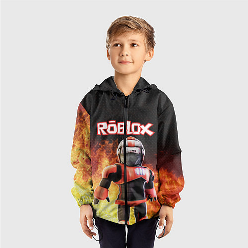 Детская ветровка ROBLOX / 3D-Черный – фото 3