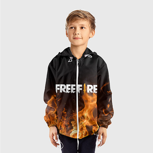 Детская ветровка FREE FIRE / 3D-Белый – фото 3
