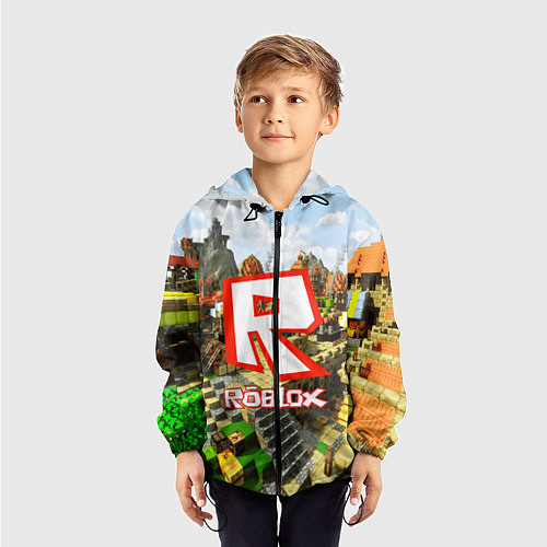 Детская ветровка ROBLOX / 3D-Черный – фото 3