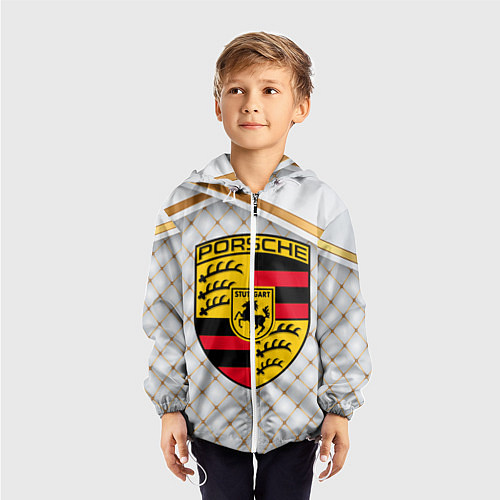 Детская ветровка PORSCHE / 3D-Белый – фото 3