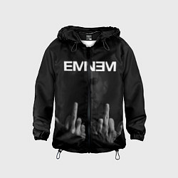 Ветровка с капюшоном детская EMINEM, цвет: 3D-черный