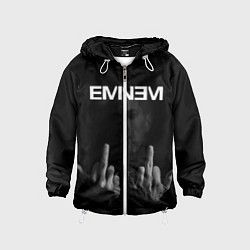 Ветровка с капюшоном детская EMINEM, цвет: 3D-белый