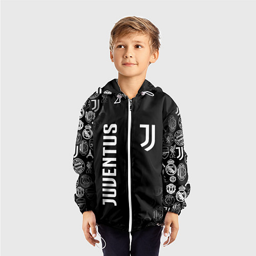 Детская ветровка JUVENTUS / 3D-Белый – фото 3