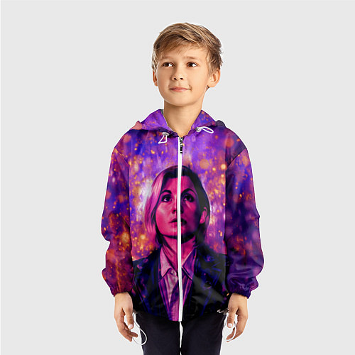 Детская ветровка DOCTOR WHO / 3D-Белый – фото 3