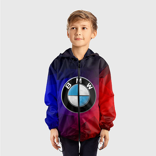 Детская ветровка BMW NEON / 3D-Черный – фото 3