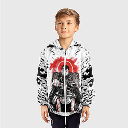 Ветровка с капюшоном детская BERSERK, цвет: 3D-белый — фото 2
