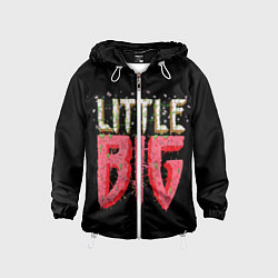 Ветровка с капюшоном детская Little Big, цвет: 3D-белый