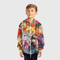 Ветровка с капюшоном детская СЕЙЛОР МУН, цвет: 3D-белый — фото 2