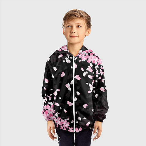 Детская ветровка САКУРА / 3D-Белый – фото 3