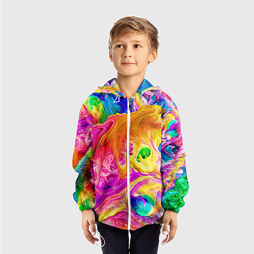 Детская ветровка TIE DYE / 3D-Белый – фото 3