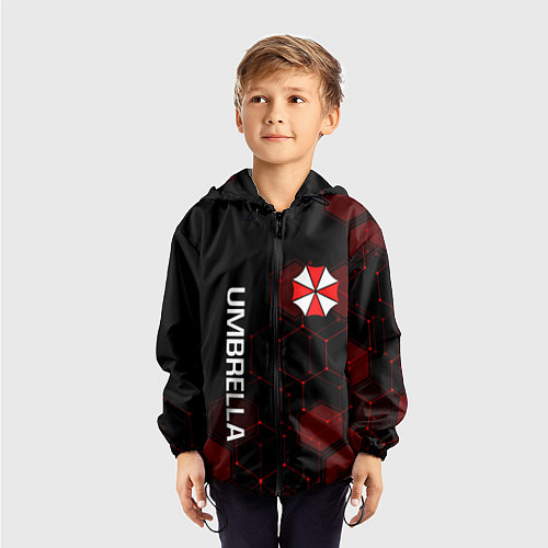Детская ветровка UMBRELLA CORP / 3D-Черный – фото 3