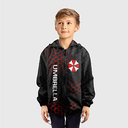 Ветровка с капюшоном детская UMBRELLA CORP, цвет: 3D-черный — фото 2