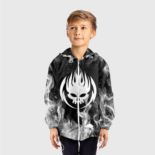 Детская ветровка THE OFFSPRING / 3D-Белый – фото 3