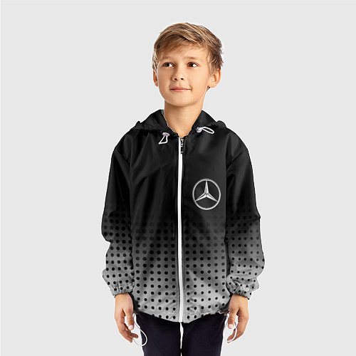Детская ветровка Mercedes-Benz / 3D-Белый – фото 3