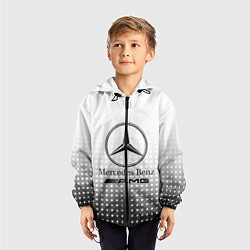 Ветровка с капюшоном детская Mercedes-Benz, цвет: 3D-черный — фото 2