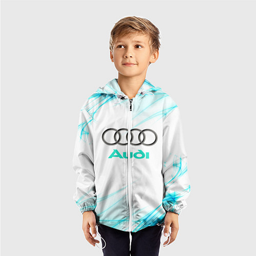 Детская ветровка Audi / 3D-Белый – фото 3