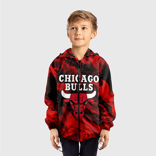 Детская ветровка CHICAGO BULLS / 3D-Черный – фото 3