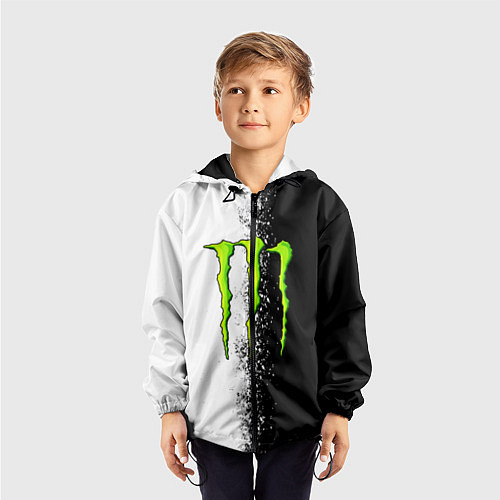 Детская ветровка MONSTER ENERGY / 3D-Черный – фото 3